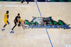 Lakers Timberwolves Basketball