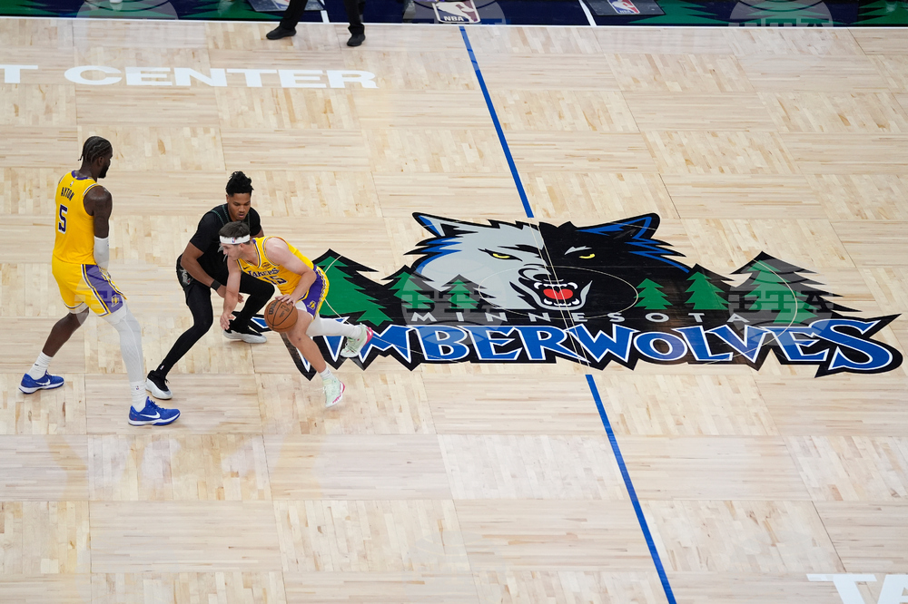 Lakers Timberwolves Basketball