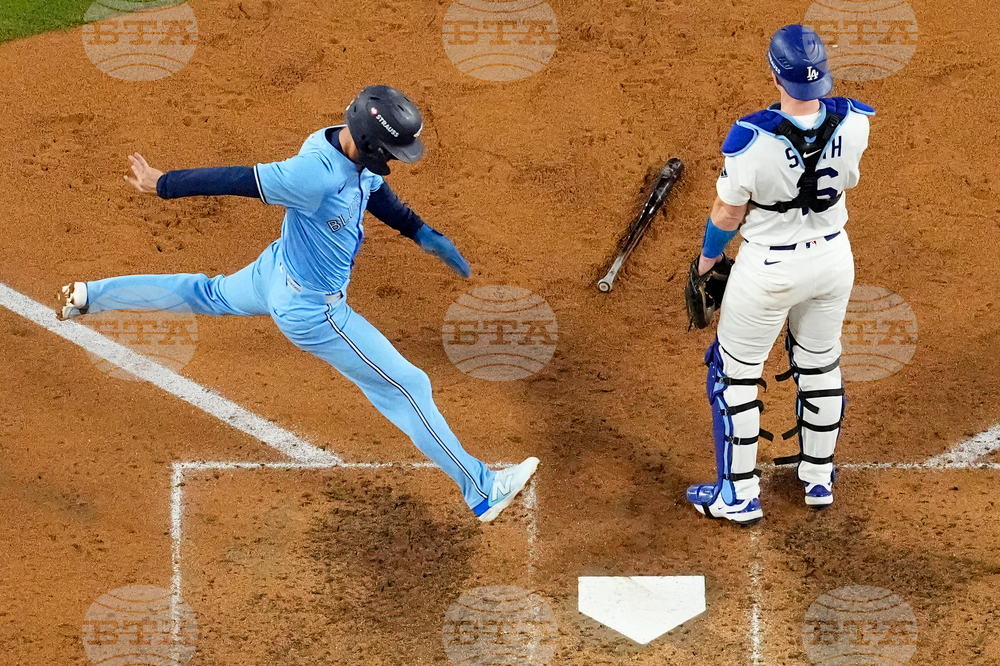 APTOPIX World Series Blue Jays Dodgers Baseball