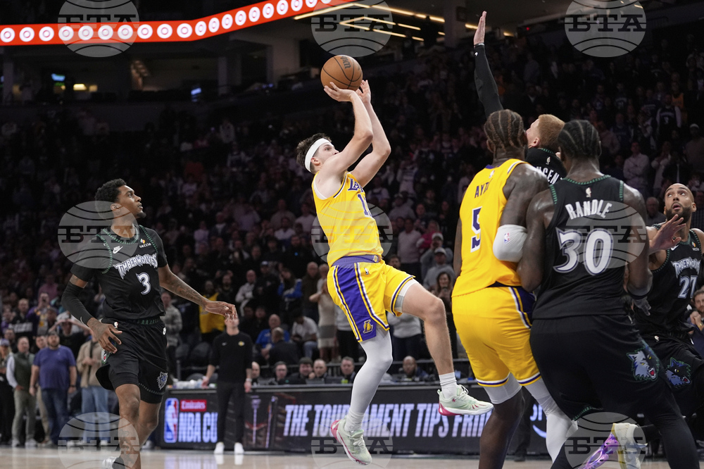 Lakers Timberwolves Basketball