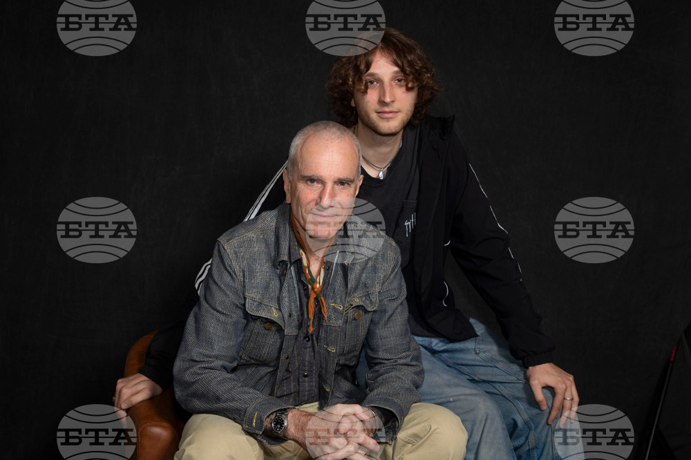 Daniel Day-Lewis and Ronan Day-Lewis Portrait Session