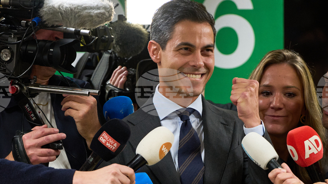 Окончателните резултати потвърдиха победата на центристката партия "Демократи 66" на парламентарните избори в Нидерландия