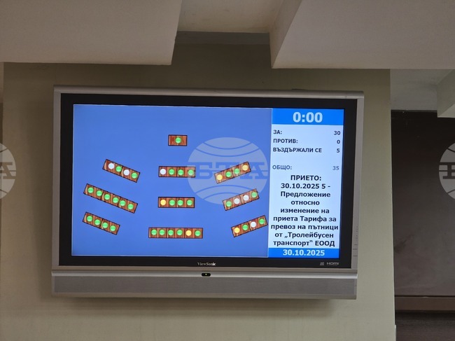 Хартиеният билет за градски транспорт в Плевен става 0,80 евро от януари 