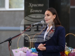 Украйна - Измаил - обновен паметник на Христо Ботев - откриване