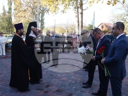 Украйна - Измаил - обновен паметник на Христо Ботев - откриване