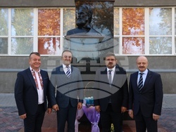 Украйна - Измаил - обновен паметник на Христо Ботев - откриване