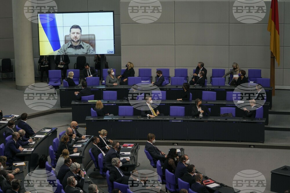 Зеленски пред Бундестага: преди войната Германия мислеше за икономиката си, а не за сигурността на Украйна