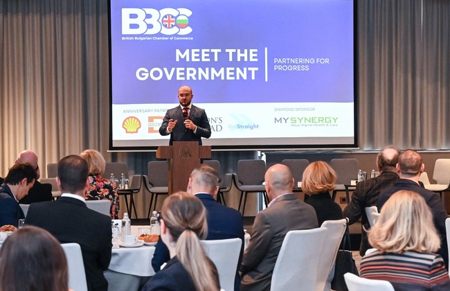 Министър Георги Георгиев на форум на Британско-българската търговска камара: Бизнесът се развива и целта на правните регулации е да подпомагат, а не да пречат на този процес