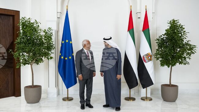 УАМ: Президентът на ОАЕ и председателят на Европейския съвет обсъдиха двустранното сътрудничество 