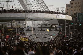 APTOPIX Israel Ultra Orthodox