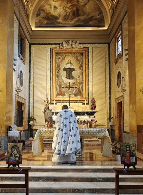 Панихида за задушница и литургия за петата Неделя след Неделя подир Въздвижение ще бъдат отслужени в храм „Санта Джована Антида“ в Рим