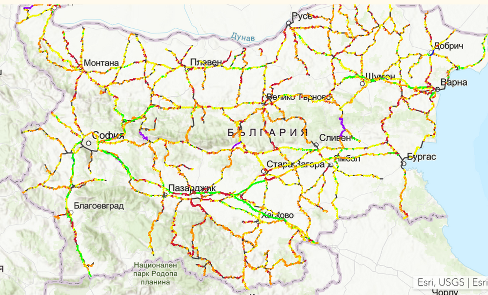 Състоянието на безопасността на пътната мрежа е неравномерно, показа оценка на Държавна агенция „Безопасност на движението по пътищата“