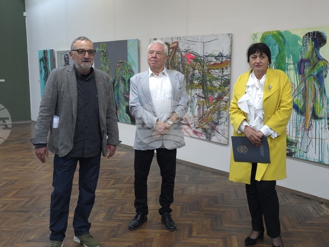 Чешкият художник Петър Йедличка откри своя изложба във Видин