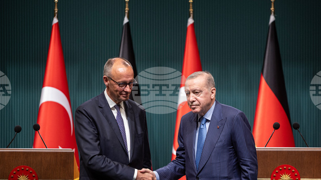 Ердоган и Мерц подчертаха необходимостта от подновяването на диалога за постигане на мир в Иран и региона 