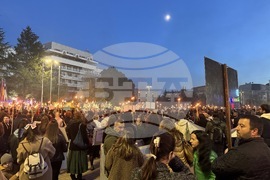 Казанлък - Ден на народните будители - факелно шествие