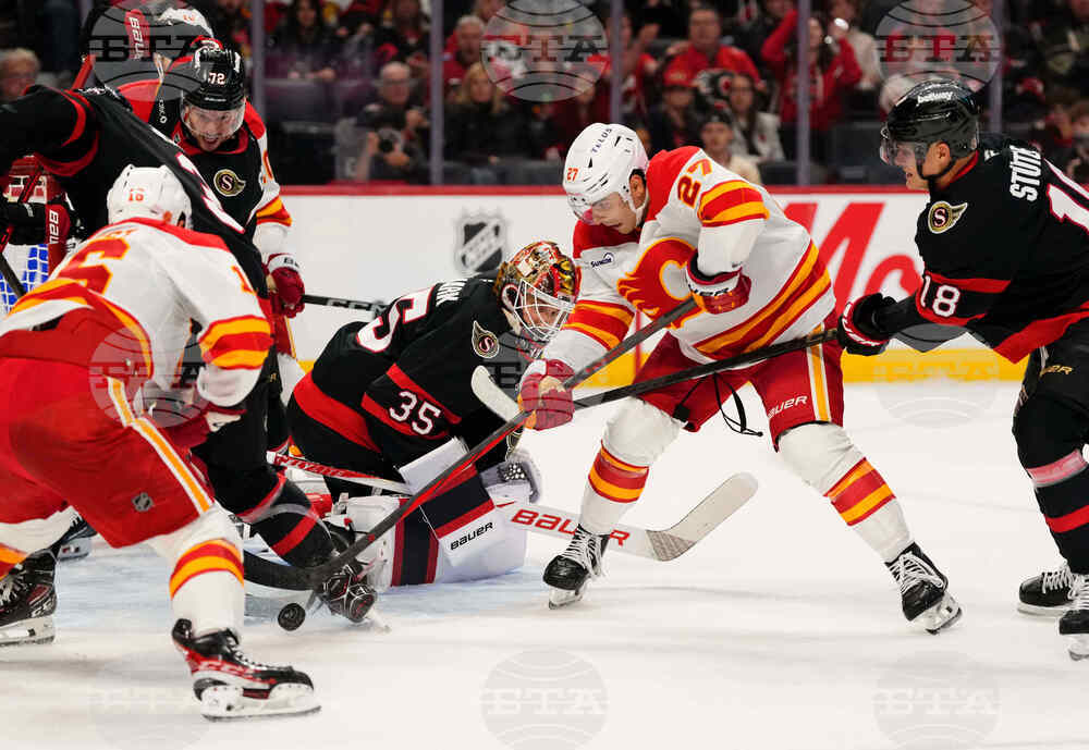 Flames Senators Hockey