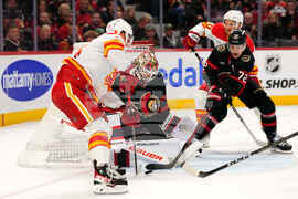 Flames Senators Hockey