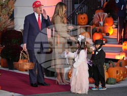APTOPIX Trump Halloween