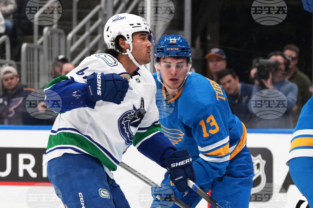 Canucks Blues Hockey