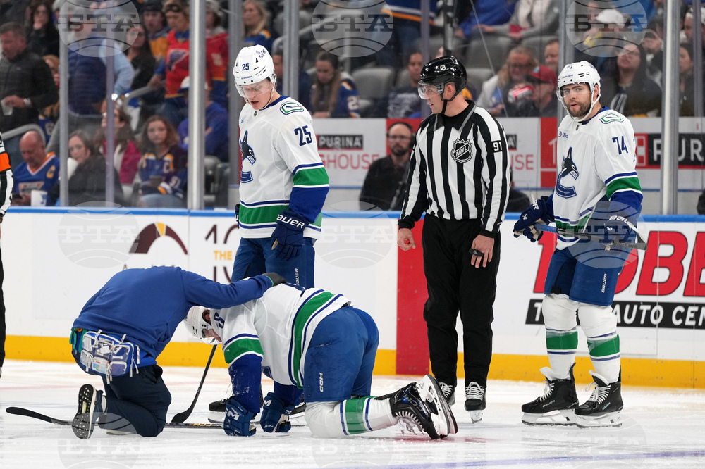 Canucks Blues Hockey