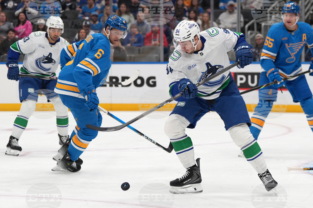 Canucks Blues Hockey