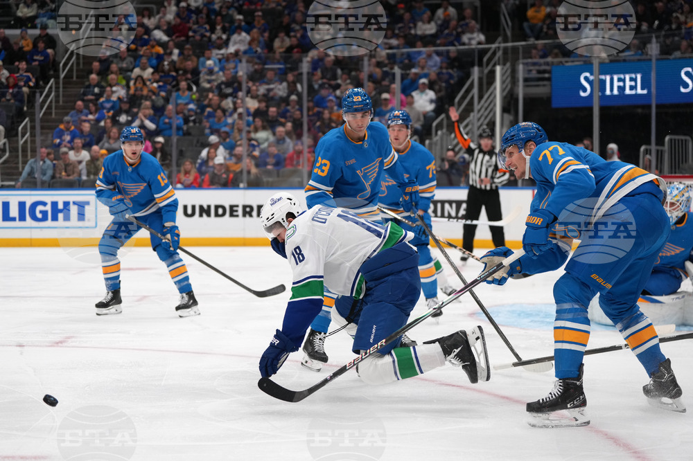 Canucks Blues Hockey