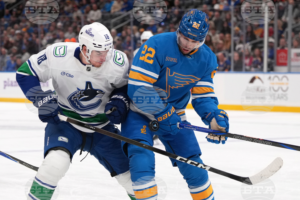 Canucks Blues Hockey