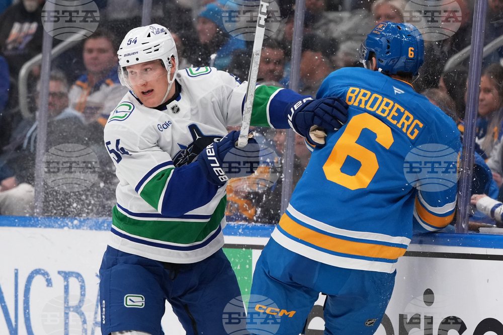 Canucks Blues Hockey