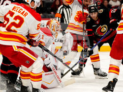 Flames Senators Hockey