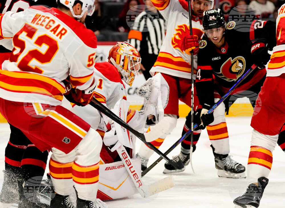 Flames Senators Hockey