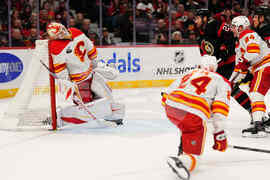 Flames Senators Hockey