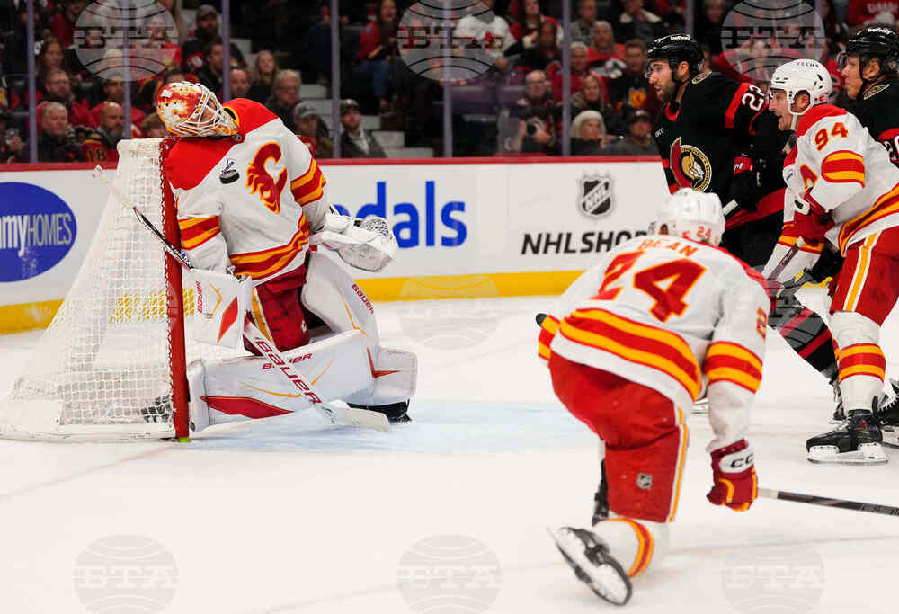 Flames Senators Hockey