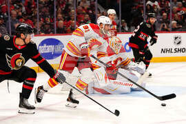 Flames Senators Hockey