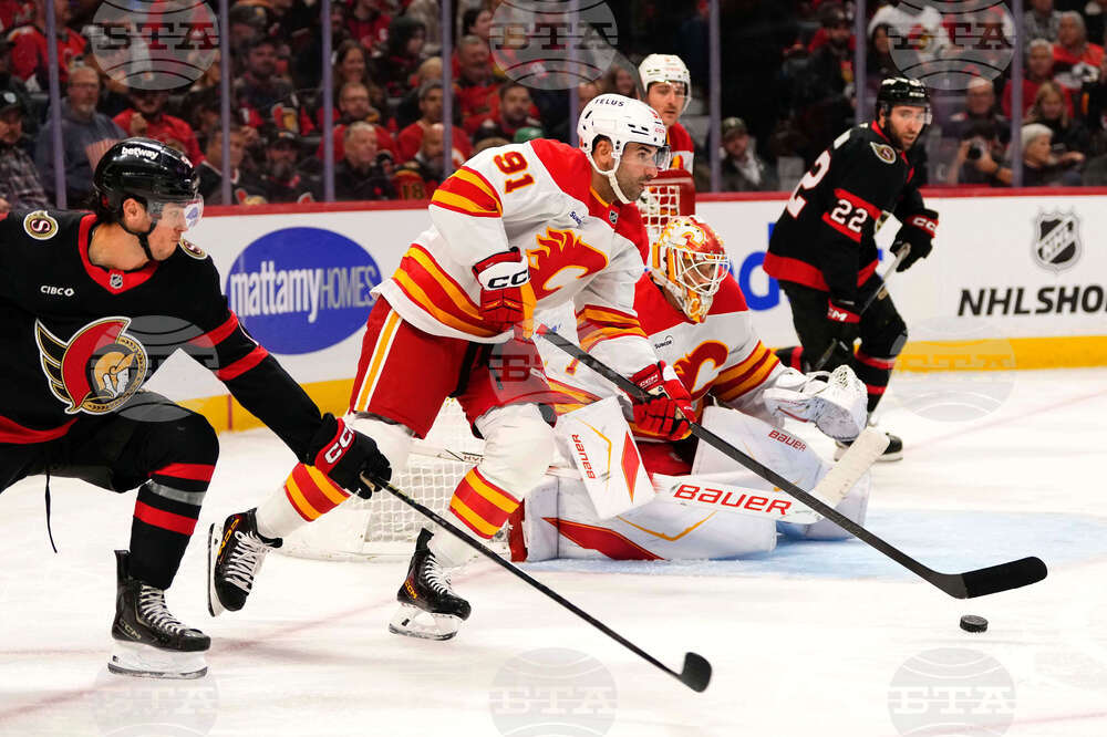 Flames Senators Hockey