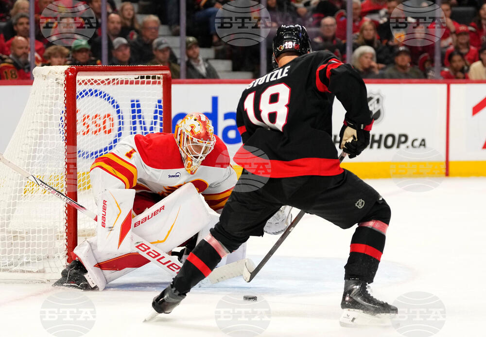 Flames Senators Hockey
