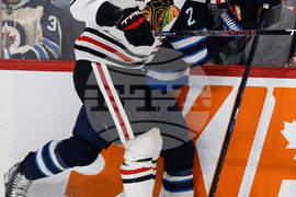 Blackhawks Jets Hockey