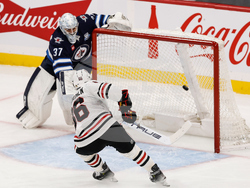 Blackhawks Jets Hockey