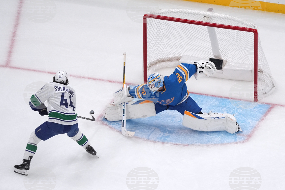 Canucks Blues Hockey