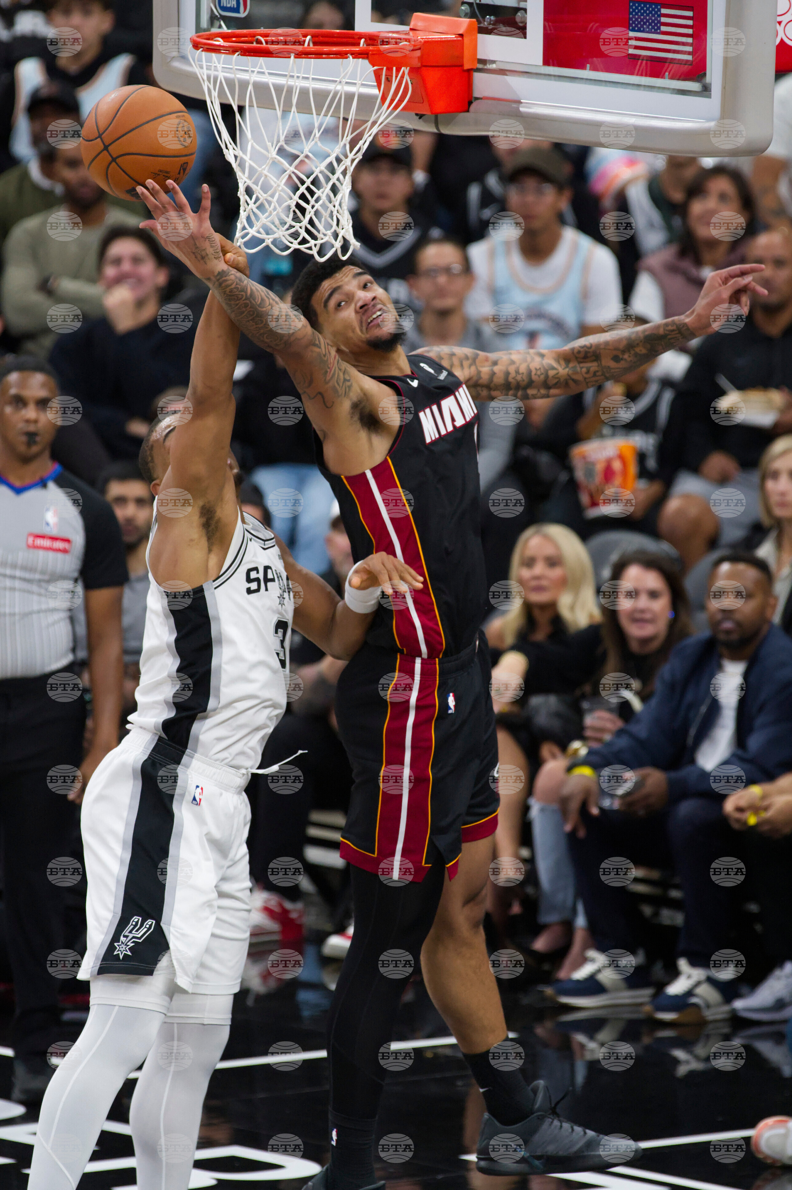 Heat Spurs Basketball