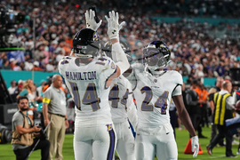 Ravens Dolphins Football