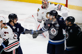 Blackhawks Jets Hockey