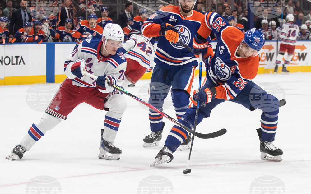 Rangers Oilers Hockey