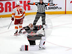 Flames Senators Hockey