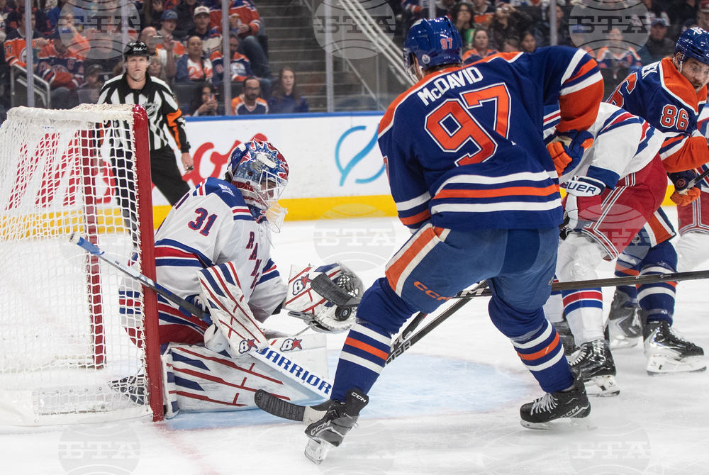 Rangers Oilers Hockey