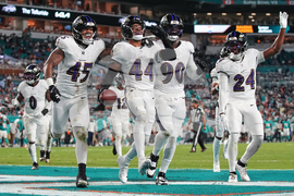 Ravens Dolphins Football