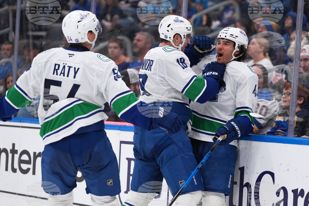 Canucks Blues Hockey