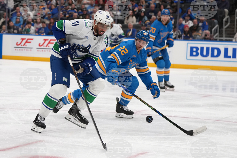 Canucks Blues Hockey