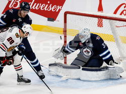 Blackhawks Jets Hockey