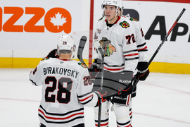 Blackhawks Jets Hockey