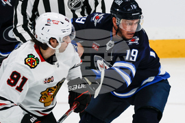 Blackhawks Jets Hockey